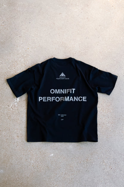 OMNIFIT PERFORMANCE T-SHIRT BLACK